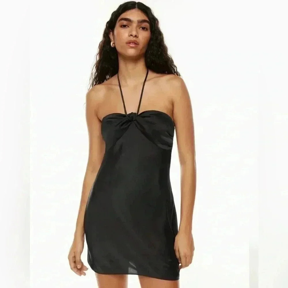 Aritzia Wilfred Handel Satin Dress Size Xs